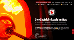 Desktop Screenshot of harzkristall.de